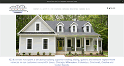 Desktop Screenshot of 123exteriors.com